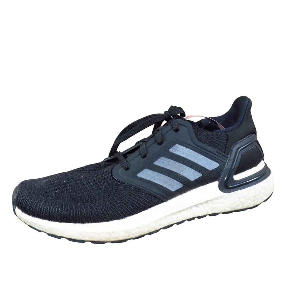 Adidas Ultraboost 20 Women Running Shoes Size 8 Core Black Grey Primeknit Boost
